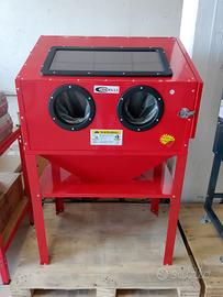 Sabbiatrice pneumatica con accessori 