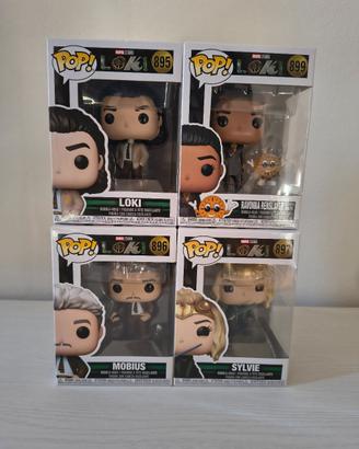 funko pop lotto Marvel Loki serie 4 pz