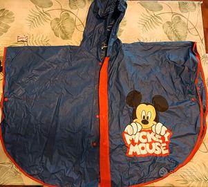 Mantellina pioggia bambino tg 5/6 anni