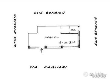 Locale commerciale via Cagliari