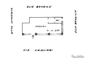 Locale commerciale via Cagliari