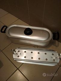 Pentola alluminio per pesce, arrosti