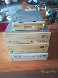 Lettore CD ROM e floppy disk
