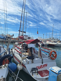 Barca a vela con deriva mobile