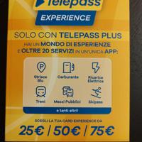 Card telepass plus 50€