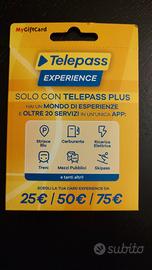 Card telepass plus 50€