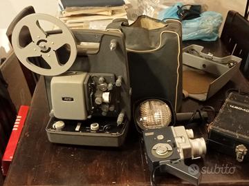 proiettore e cinepresa 