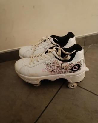 Scarpe pattini rotelle 