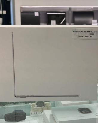 MacBook Air 13" M4 16/ 256GB - NUOVO SIGILLATO