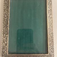 Cornice d epoca ottone argentato fine 800/‘900