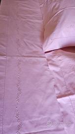 Completo letto matrimoniale in puro cotone 4 pz