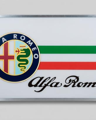 Insegna luminosa Alfa Romeo