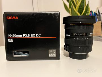 Obiettivo Sigma 10-20 mm