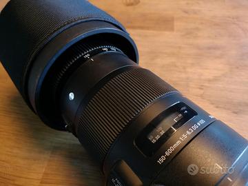 Sigma 150-600mm f/5-6.3 DG OS HSM per canon