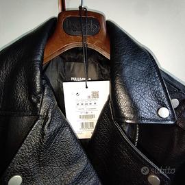 GIACCA BIKER/CHIODO PULL&BEAR VERA PELLE