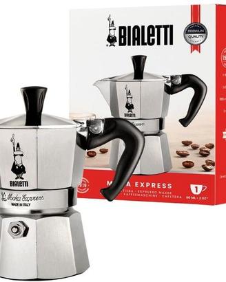Caffettiera Moka Express 2 Tazze, Manico anti scot