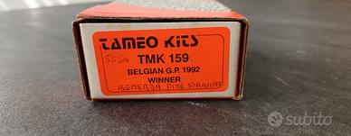 Tameo TMK 159 1/43 Benetton B192 GP Belgio 1992