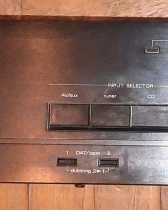amplificatore luxman più lettore cd teac