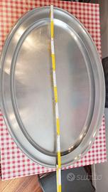 Vassoio professionale in acciaio Inox 100x67 cm