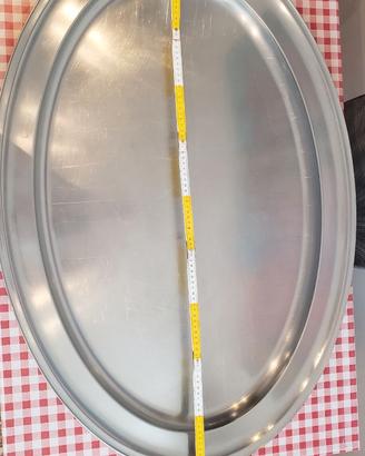 Vassoio professionale in acciaio Inox 100x67 cm