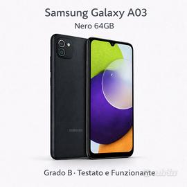 Samsung Galaxy A03 Nero 64GB – Grado B, Testato