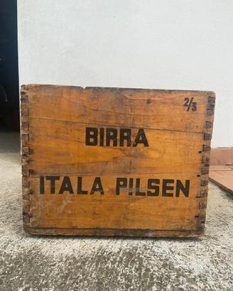 Cassa in legno birra pilsen