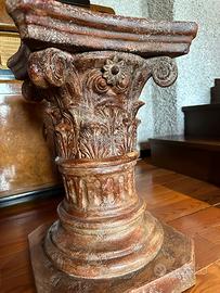 Capitello terracotta Paolo Marioni