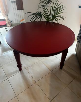 Tavolo tondo e sedie  POLIFORM