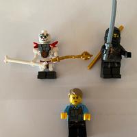 3 Lego Minifigures (Ninjago e City)