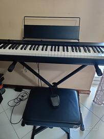Pianoforte Casio CDP-S100 +pedale, stand, sgabello