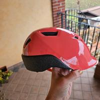 casco bici bambina misura 53/56