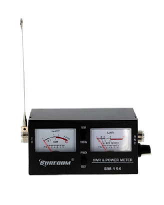 SURECOM SW-114 ANTENNA WATT-METER SWR METER CB
