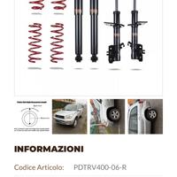 Kit rialzo completo per rav4 2000-2005