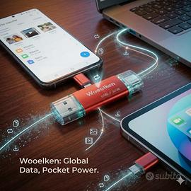 Penna USB 3.0 Wooelken 32GB / 2 in 1