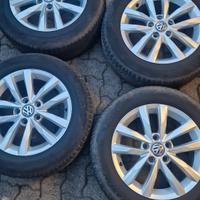 4 cerchi in lega vw 205.60.16 pirelli 4 stagioni 