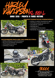 HARLEY DAVIDSON XL 883 R – 2010 – 10.500 KM