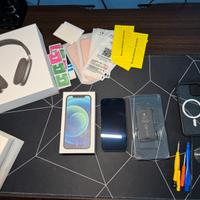 iPhone 12 128Gb blu + Cuffie simil AirPods Max