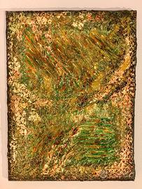 Quadro dipinto a mano. Con certificato.