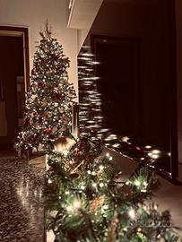 Albero di natale+ghirlanda soprammobile