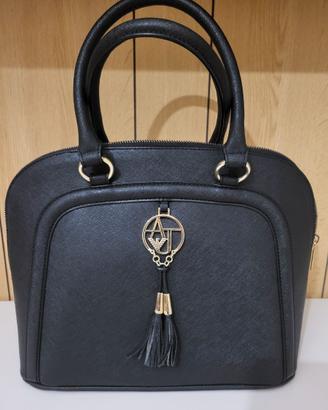 Borsa Armani Jeans blu nera come nuova