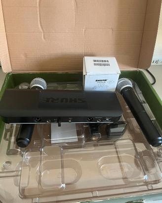 Shure Doppia centralina Wireless Microfono BLXPG58