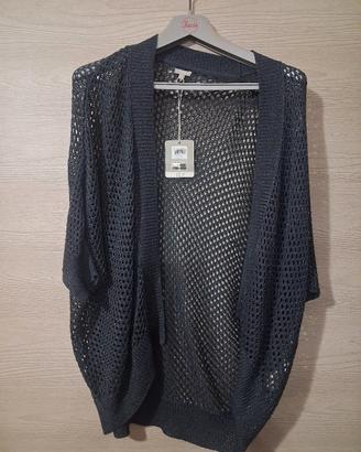 cardigan traforato con cartellino 