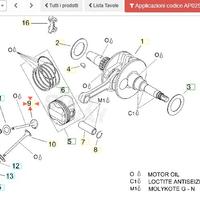 Valvola aspirazione Aprilia Scarabeo 125 AP0253882