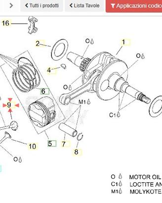 Valvola aspirazione Aprilia Scarabeo 125 AP0253882