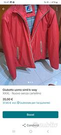 giubotto uomo simil k-way 