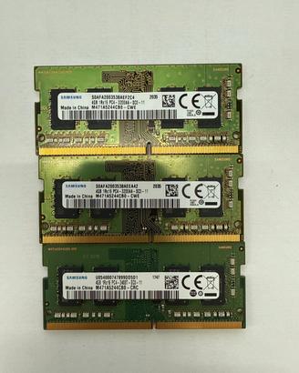 SAMSUNG SO-DIMM RAM 4GB PC4 3200