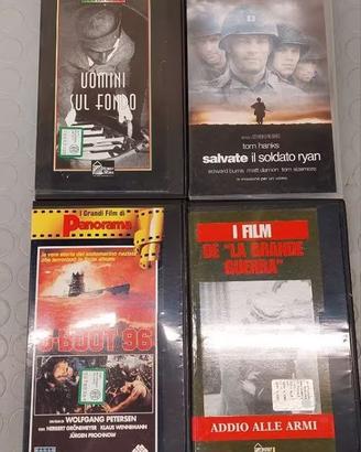 Lotto 4 FILM VHS Salvate soldato Ryan U-Boot, ecc