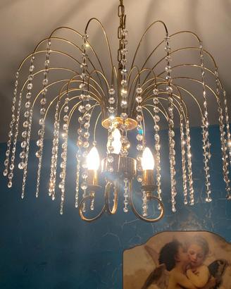 set lampadario e 2 abatjour 