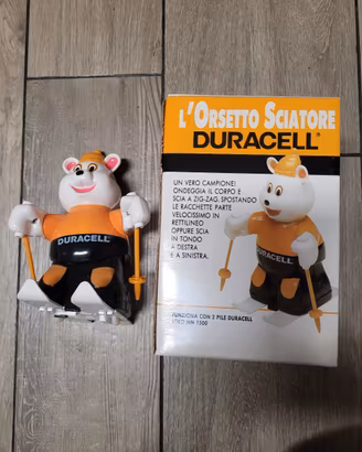 orsetto sciatore duracell 