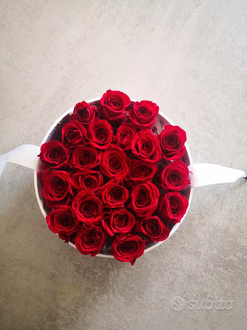 box rose rosse stabilizzate eterne san valentino - Giardino e Fai da te In  vendita a Roma